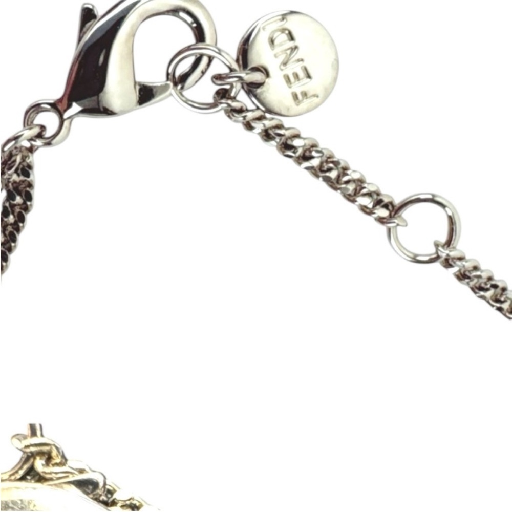 FENDI O'Lock Silver Necklace - Picture 4 of 4